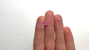 1.33ct 6.58x5.19x4.01mm Cut Corner Rectangle Step Cut Sapphire 21615-01