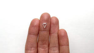 0.72ct 8.35x7.23x1.52mm SI1 H Shield Portrait Cut 19854-37