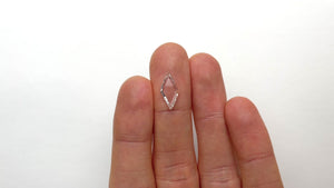 1.49ct 15.41x7.37x1.50mm Kite Portrait Cut Sapphire 22091-01