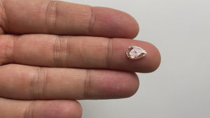 1.04ct 9.86x6.39x1.82mm VVS2-VS1 M-N Pear Rosecut 18661-04