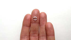 1.01ct 7.95x6.92x1.69mm VS2 G Hexagon Portrait Cut 19854-35
