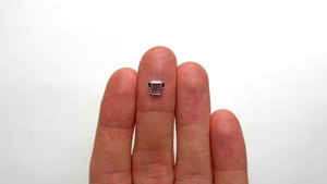 0.72ct 6.01x7.00x1.47mm Coffin Portrait Cut Sapphire 19981-01