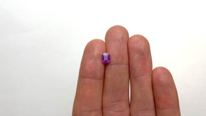 1.17ct 6.62x5.09x3.30mm Cut Corner Rectangle Step Cut Sapphire 21614-01