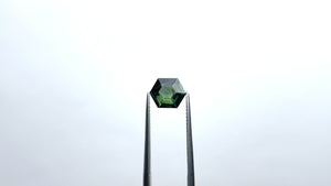 2.02ct 9.10x7.37x3.99mm Hexagon Step Cut Sapphire 22764-01