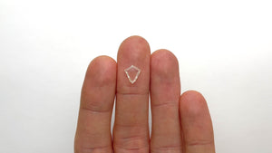 0.76ct 8.67x7.98x1.25mm Kite Portrait Cut Sapphire 20778-01