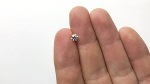 0.50ct 5.07x5.05x3.09mm Fancy Grey Round Brilliant 18273-03