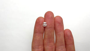 0.95ct 7.37x6.18x2.55mm GIA VS2 G Modern Antique Old Mine Cut 19802-01