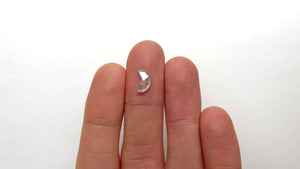 1.42ct 6.11x9.66x2.95mm Crescent Moon Rosecut 19620-07