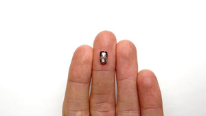 1.28ct 8.76x5.21x2.64mm Cushion Rosecut 22390-10