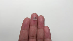 0.72ct 6.68x7.38x1.96mm SI1 E Trillion Rosecut 🇨🇦 21300-01