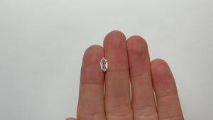 1.03ct 9.46x4.94x2.74mm SI1 F Kite Step Cut 19027-01 hold D3720