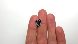 4.32ct 12.54x10.46x4.16mm Shield Step Cut Sapphire 19975-01