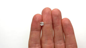 0.85ct 6.27x5.51x3.16mm GIA VS2 F Hexagon Step Cut 19019-01