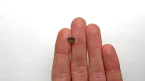 1.40ct 8.29x7.02x2.34mm Hexagon Double Cut Sapphire 21592-06