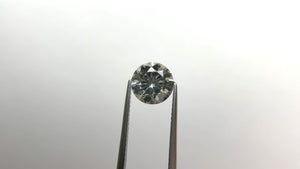 2.19ct 8.32x8.25x5.13mm GIA SI2 Fancy Grey Round Brilliant 19948-01