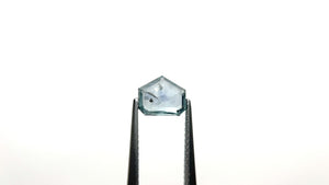 1.23ct 7.34x6.15x2.28mm Shield Rosecut Sapphire 22434-62