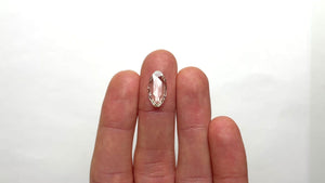 3.10ct 15.87x8.13x2.56mm GIA VS2 K Oval Rosecut 19883-01