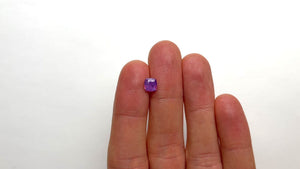 1.35ct 6.37x6.11x3.69mm Cushion Brilliant Sapphire 21627-01
